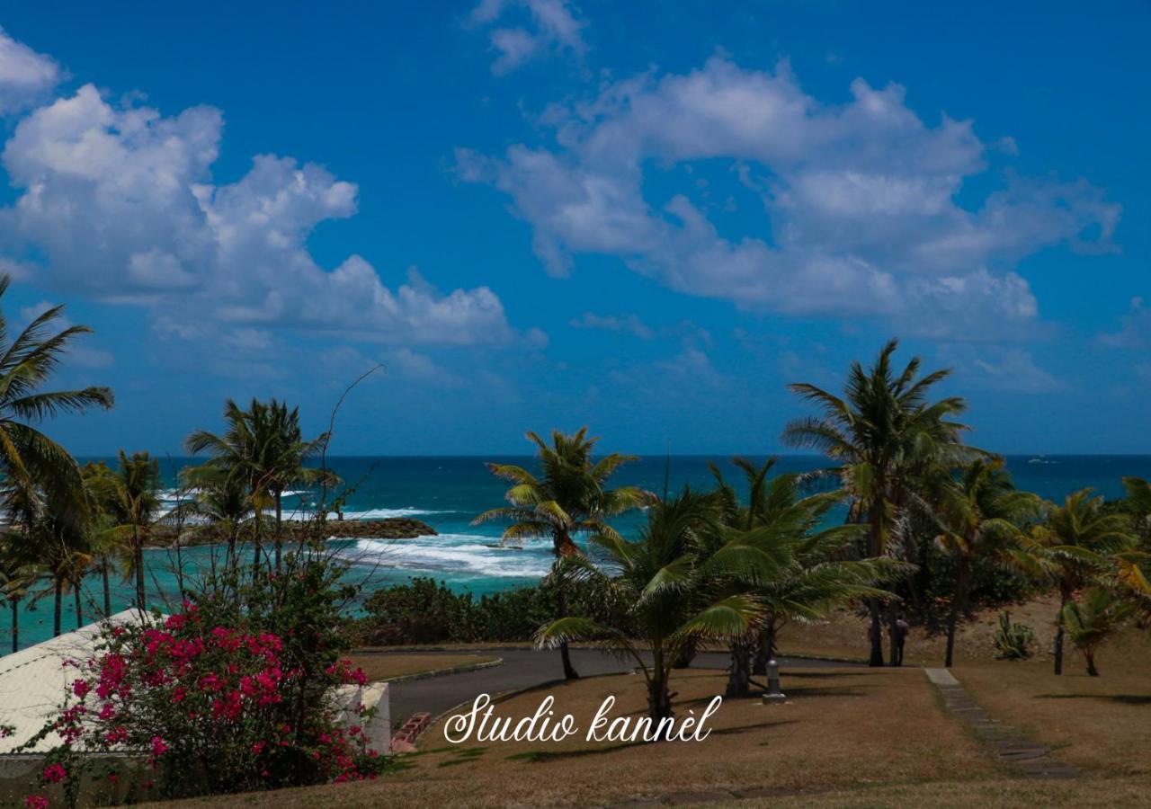 Charmant Studio Kannel Au Manganao Vue Sur Mer Et Panier D'Accueil Offert Saint-Francois  Exterior foto